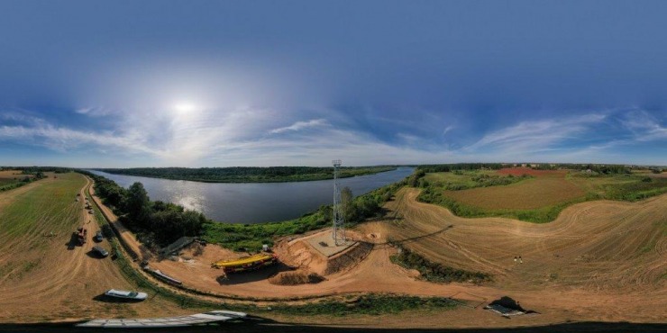 Baltkrievijas robežas infrastruktūras izbūve sauszemes posmos tuvojas noslēgumam. Foto: vni.lv 364451