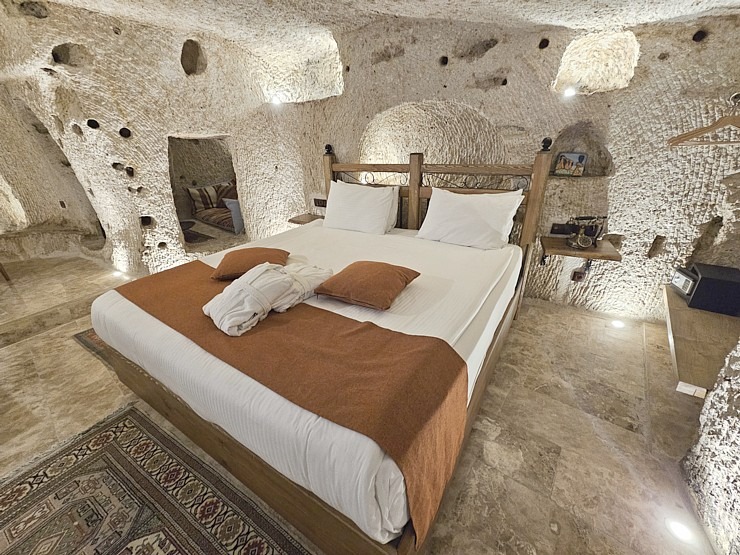Sadarbībā ar «Turkish Airlines» nakšņojam Kapadokijas alu viesnīcā «Peruna Cave Hotel» 364584