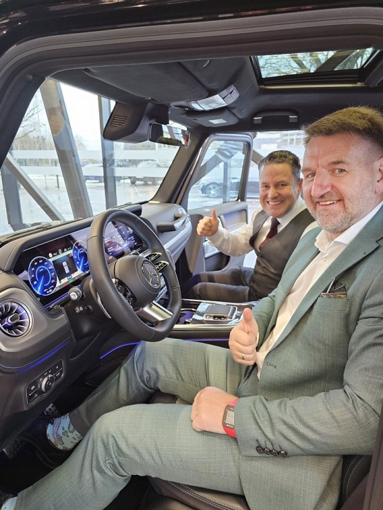 Mercedes Benz oficiālais pārstāvis Latvijā VEHO atklāj jaunu servisa centru Mārupē ar elektrisko G klasi 365080