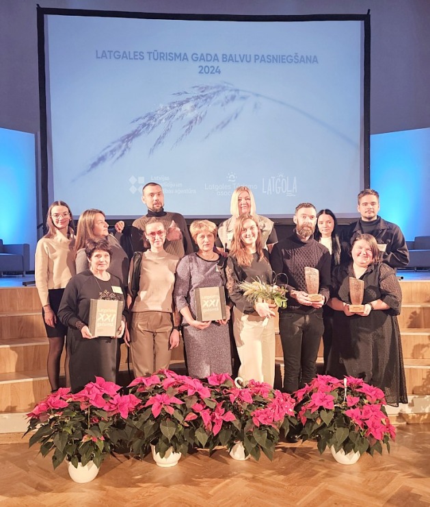 Latgales Tūrisma gada balvas 2024 laureāti tiek apbalvoti un sumināti Daugavpilī 365404