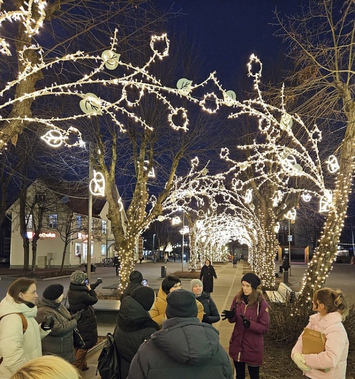 Ogre piedāvā Ziemassvētku noskaņojumu ar instagramīgiem gaismas objektiem 365606