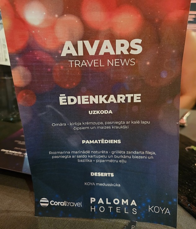Sadarbībā ar «Coral Travel» Latvijas ceļojumu konsultanti garšīgi iepazīst Turcijas viesnīcas «Paloma Hotels» Sadarbībā ar «Coral Travel» Latvijas ceļojumu konsultanti garšīgi iepazīst Turcijas viesnīcas «Paloma Hotels» 366689