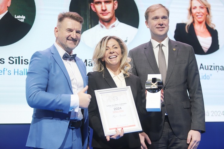 «GADA CILVĒKS TŪRISMĀ 2024» apbalvošanas ceremonija tūrisma izstādē «Balttour 2025». “Uzņēmējs/vadītājs restorānu biznesā” - “Lido” valdes priekšsēdēt «GADA CILVĒKS TŪRISMĀ 2024» apbalvošanas ceremonija tūrisma izstādē «Balttour 2025». “Uzņēmējs/vadītājs restorānu biznesā” - “Lido” valdes priekšsēdēt 367326