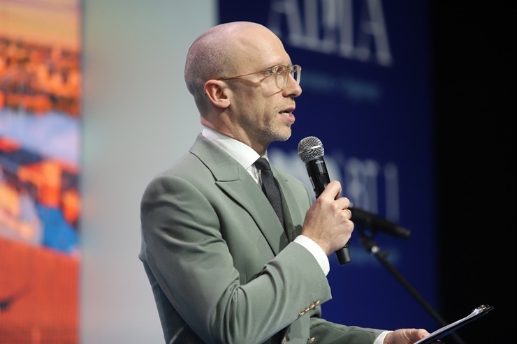 «GADA CILVĒKS TŪRISMĀ 2024» apbalvošanas ceremonija tūrisma izstādē «Balttour 2025». Foto: Rojs Maizītis «GADA CILVĒKS TŪRISMĀ 2024» apbalvošanas ceremonija tūrisma izstādē «Balttour 2025». Foto: Rojs Maizītis 367343
