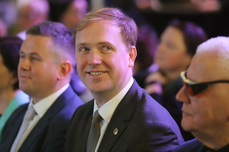 «GADA CILVĒKS TŪRISMĀ 2024» apbalvošanas ceremonija tūrisma izstādē «Balttour 2025». Foto: Rojs Maizītis «GADA CILVĒKS TŪRISMĀ 2024» apbalvošanas ceremonija tūrisma izstādē «Balttour 2025». Foto: Rojs Maizītis 367317