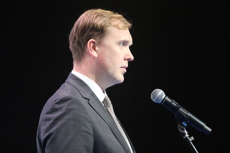 «GADA CILVĒKS TŪRISMĀ 2024» apbalvošanas ceremonija tūrisma izstādē «Balttour 2025». Foto: Rojs Maizītis «GADA CILVĒKS TŪRISMĀ 2024» apbalvošanas ceremonija tūrisma izstādē «Balttour 2025». Foto: Rojs Maizītis 367319