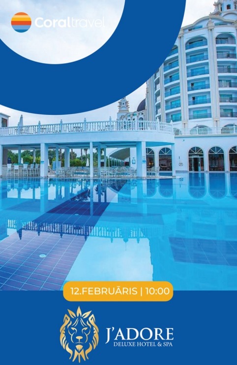 «Coral Travel Latvia» kopā Turcijas luksus viesnīcu «Jadore Deluxe Hotel & Spa» ielūdz uz brokastīm Latvijas tūrisma firmas «Coral Travel Latvia» kopā Turcijas luksus viesnīcu «Jadore Deluxe Hotel & Spa» ielūdz uz brokastīm Latvijas tūrisma firmas 367553