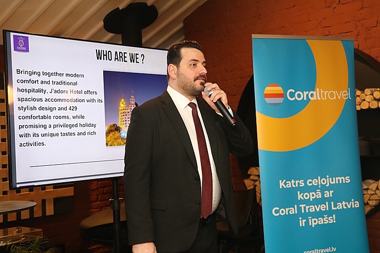 «Coral Travel Latvia» kopā Turcijas luksus viesnīcu «Jadore Deluxe Hotel & Spa» ielūdz uz brokastīm Latvijas tūrisma firmas «Coral Travel Latvia» kopā Turcijas luksus viesnīcu «Jadore Deluxe Hotel & Spa» ielūdz uz brokastīm Latvijas tūrisma firmas 367557