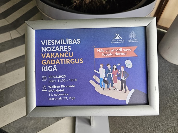 Vecrīgas viesnīcā «Wellton Riverside Spa Hotel» pulcējas viesmīlības darba devēji ar daudziem darba ņēmējiem Vecrīgas viesnīcā «Wellton Riverside Spa Hotel» pulcējas viesmīlības darba devēji ar daudziem darba ņēmējiem 367903