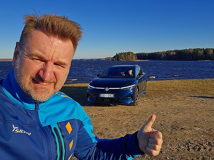 Ceļojam ar jauno elektrisko «Volkswagen ID.7 Tourer» 369346