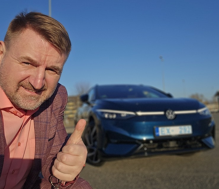Ceļojam ar jauno elektrisko «Volkswagen ID.7 Tourer» 369383