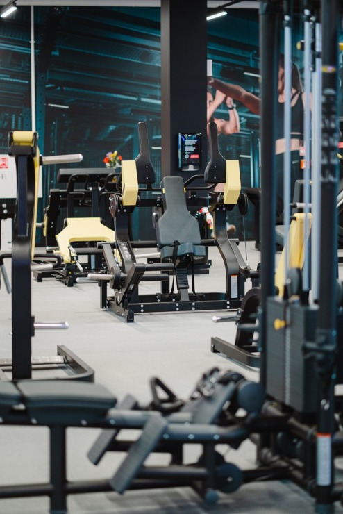 Daži fotomirkļi no jaunā sporta kluba «MyFitness Pļavnieki» biznesa centrā «MARS». Foto: Edijs Elksnis Daži fotomirkļi no jaunā sporta kluba «MyFitness Pļavnieki» biznesa centrā «MARS». Foto: Edijs Elksnis 371400