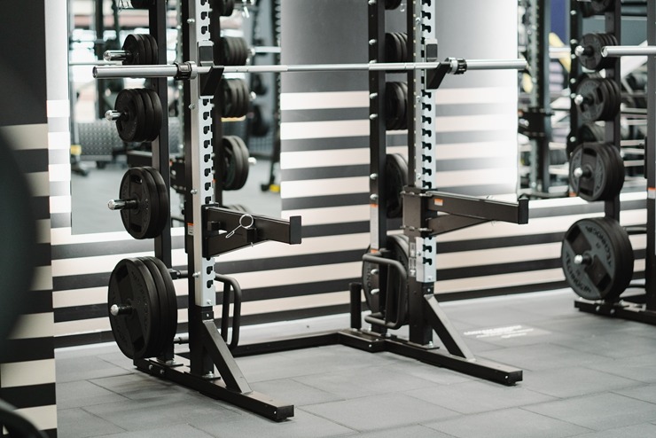 Daži fotomirkļi no jaunā sporta kluba «MyFitness Pļavnieki» biznesa centrā «MARS». Foto: Edijs Elksnis 371402