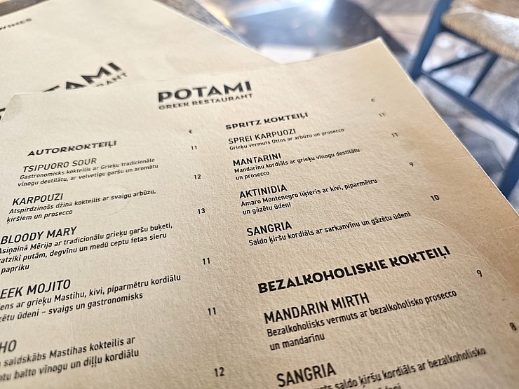 Izbaudām jaunā Rīgas grieķu virtuves restorāna «Potami» ēdienkartes piedāvājumu 375309