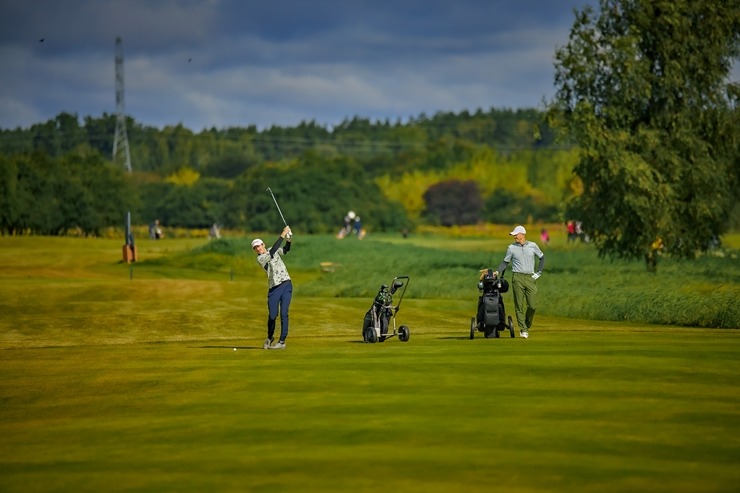 «Jurmala Golf Club & Hotel» ar Turcijas viesnīcu tīklu «Maxx Royal Resorts» rīko golfa turnīru Piņķos. Foto: Igors Timofejevs 375987