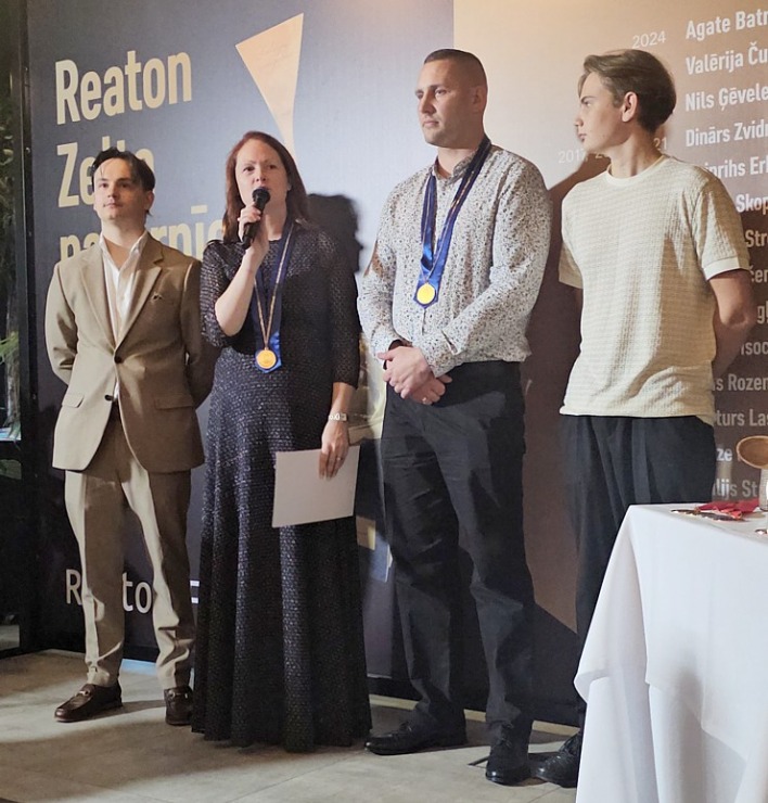 «Latvijas gada pavārs 2025» Emīls Skalbergs, restorāns «John - John chefs hall» un «Latvijas pavārzellis 2025» - Rota Gundega Klētniece, restorāns «Fe 376661
