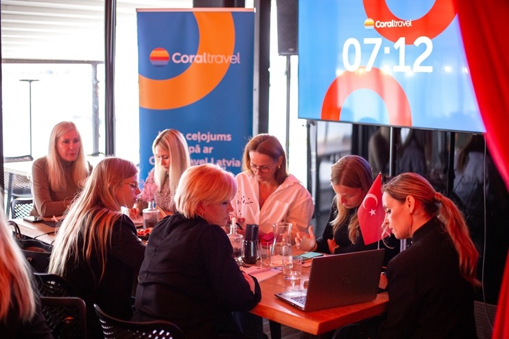 Latvijas ceļojumu aģenti satiekas «Coral Travel Latvia» rīkotā pasākumā ««Turcija Roadshow 2026». Foto: Ksenija Smurjakova 380423