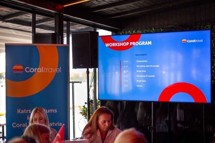 Latvijas ceļojumu aģenti satiekas «Coral Travel Latvia» rīkotā pasākumā ««Turcija Roadshow 2026». Foto: Ksenija Smurjakova 380408