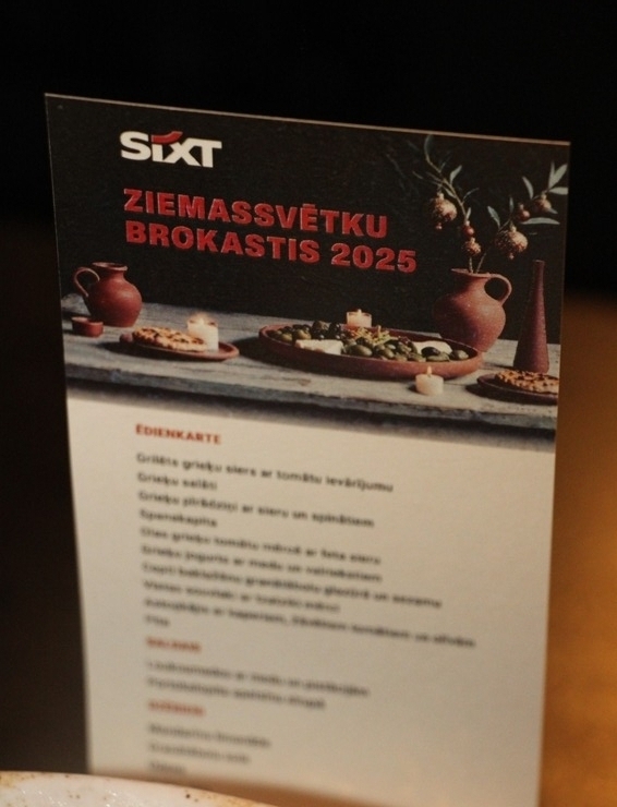 Auto noma «Sixt Latvija» kopā ar šefpavāru Mārtiņu Sirmo rīko Ziemassvētku pateicības brokastis sadarbības partneriem 383265