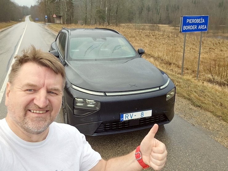 Sadarbībā ar «Autobrava» esam Latgales ceļos ar jaudīgo «Xpeng G9» 383741
