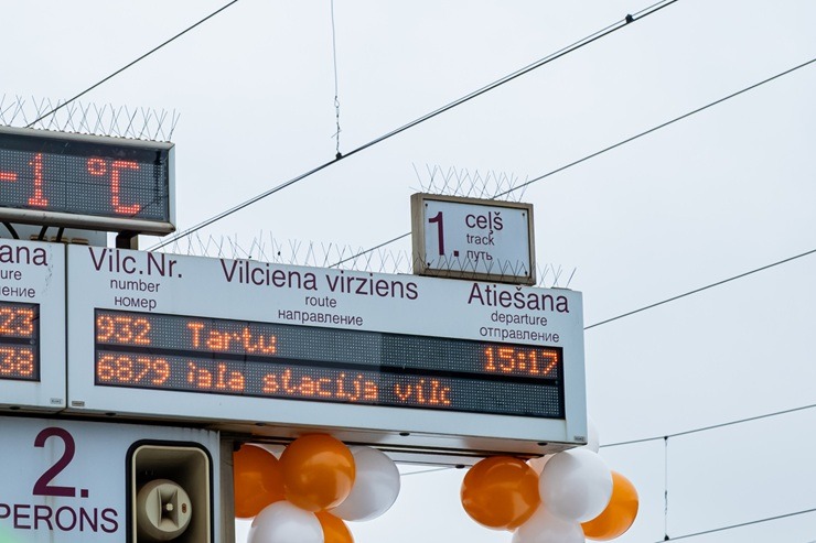 Tas ir noticis! Atklāts vilciena maršruts no Tartu uz Rīgu 383867