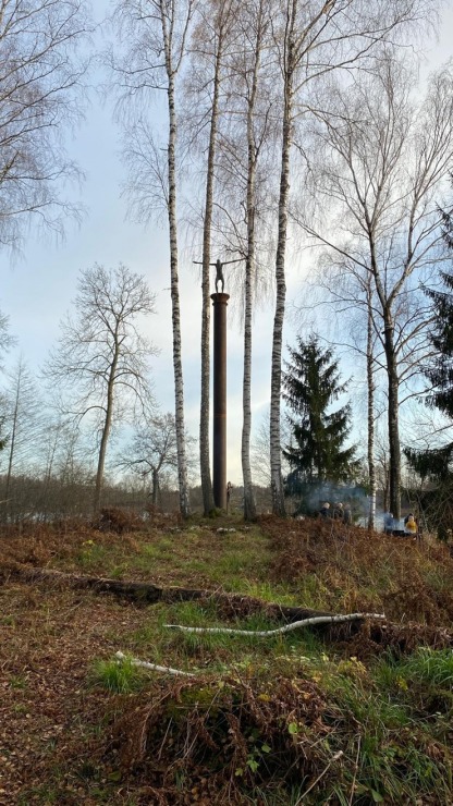 Krāslavas novads: Neliels fotoieskats skulptūru parkā «Pudža sala», kas atrodas Geraņimovas Ilzas ezera pussalas krastā 384179