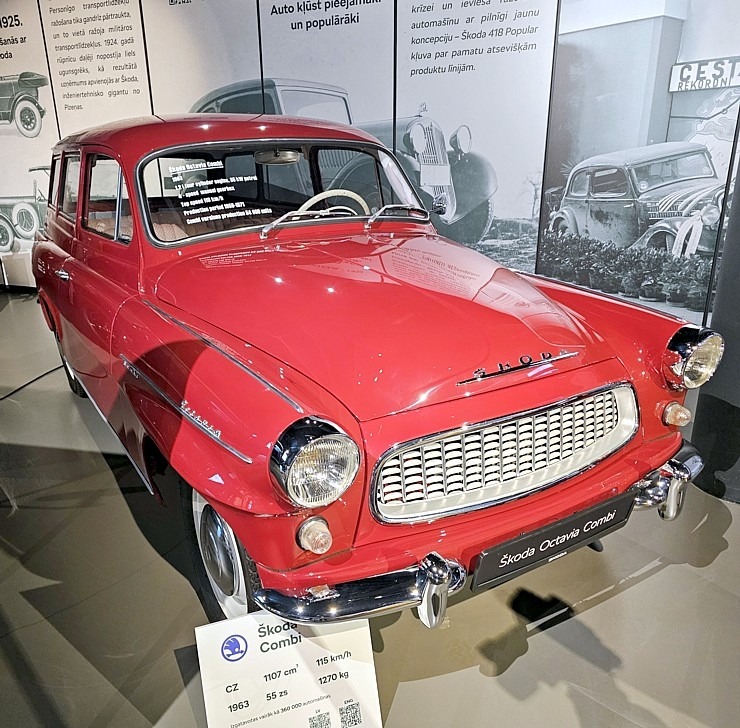 Rīgas Motormuzejā čehu autozīmols «Škoda» atzīmē 130. gadu jubileju un atskatās uz 2025.gada sasniegto 384183