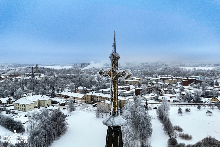 Madonas novada Cesvaine pievilcīga ziemā 385010