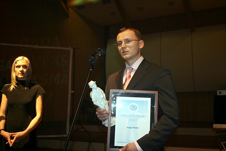 «GADA CILVĒKS TŪRISMĀ 2007» apbalvošanas ceremonija «Latvijas tūrisma forums 2007» 385135