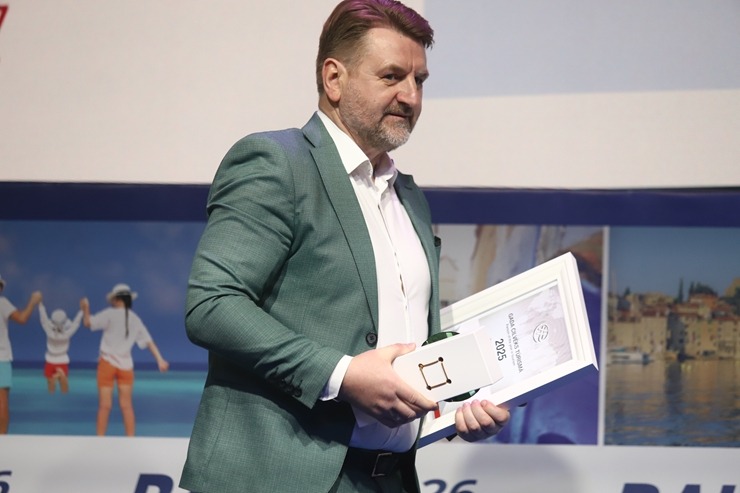 Tūrisma izstādē «Balttour 2026» tiek pasniegtas «GADA CILVĒKS TŪRISMĀ 2025» balvas. Foto: Rojs Maizītis 386071