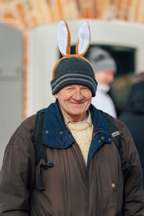Meteņdienas svinībās tiek jautri atzīmētas Turaidas muzejrezervātā. Foto: Edgars Semanis 386455