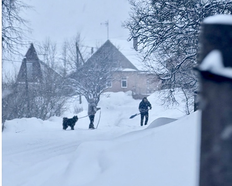 Kā dzīvo latgalieši Dagdā, kur šobrīd dziļākais sniegs Latvijā? - Krāslavas novads. Foto: Sintija Maļkeviča 386676