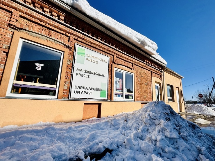 Sniegiem bagātā Dagda Krāslavas novadā atvadās no ziemas. Foto: Sintija Maļkeviča 387606