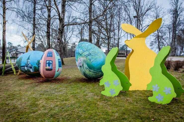 Tik krāšņs Ogres novads Lieldienu gaidās 388908