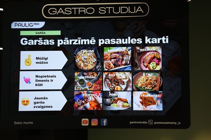 Garšu profesionāļi no «Paulig PRO» organizē «Taste the Future» meistarklasi Rīgā 389980