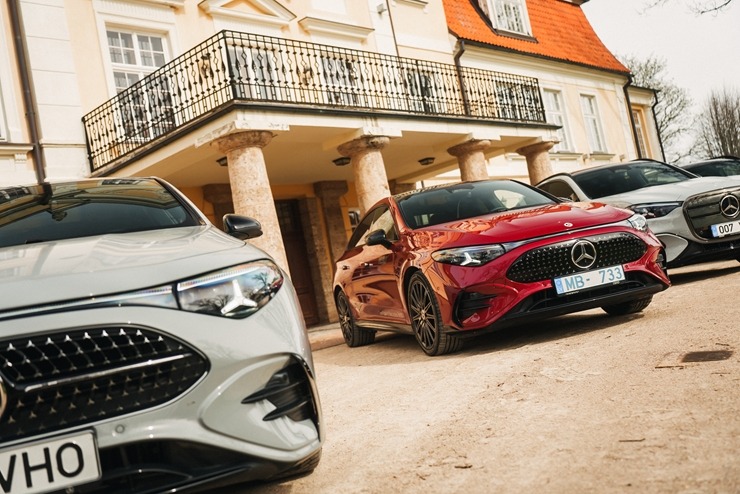 Jaunās paaudzes Mercedes-Benz GLC, GLB un CLA debitē uz Latvijas ceļiem. Foto: veho.lv 390415