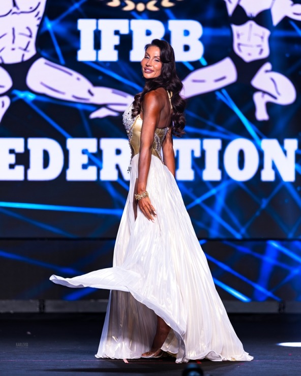 Rīgā norisinās ikgadējais IFBB Starptautiskais sporta pasākums fitnesa sporta veidos «Rīgas Pērle». Foto: Christina Vedernikova 390888