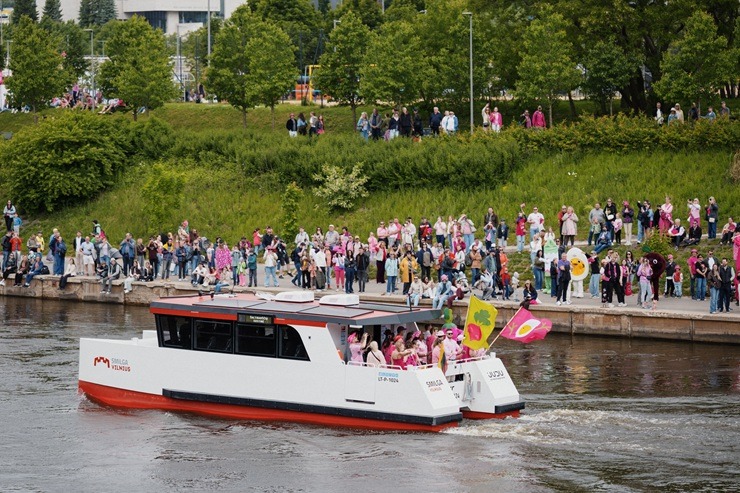 Viļņa iekrāsojas rozā krāsā - sācies aukstās zupas festivāls 392645