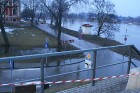 Pārplūdušais iebraucamais ceļš pie Jelgavas pils 23