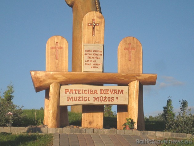 Skulptūru parks tiek veidots pateicībā Dievam, Jēzum Kristum kā garīga vieta, kur cilvēkiem smelties dvēseliskas vērtības Skulptūru parks tiek veidots pateicībā Dievam, Jēzum Kristum kā garīga vieta, kur cilvēkiem smelties dvēseliskas vērtības 44732