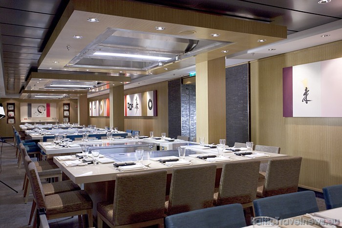 Uz kuģa pieejams arī japāņu restorāns
Foto: Ncl.com 51393