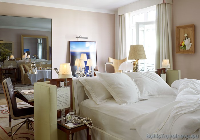 Viesnīcā Le Royal Monceau pieejami gan standarta numuri, gan luksusa numuri, gan apartamenti
Foto: Philippe Garcia/LaSociétéAnonyme 52048