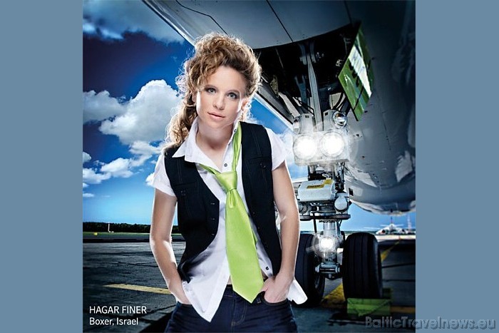 Jūnijs -  Hagar Finer, boksere no Izraēlas
Foto: airBaltic 52639