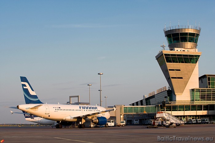 Katru dienu no Helsinku lidostas ceļā dodas aptuveni 300 lidmašīnu
Foto: Finavia 53580