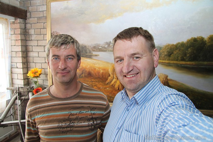 Aivars Arnicāns (Dagdas novadpētniecības muzeja vadītājs) un Aivars Mackevičs (BalticTravelnews.com) Aivars Arnicāns (Dagdas novadpētniecības muzeja vadītājs) un Aivars Mackevičs (BalticTravelnews.com) 62394