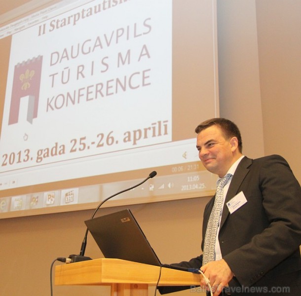 II Starptautiskā Daugavpils tūrisma konferences vadītājs Neils Baltgalis 93212