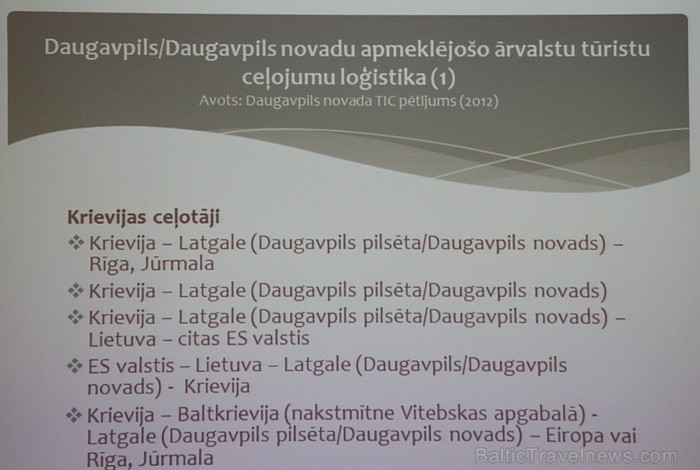 Daugavpils TIC vadītāja Lolita Kozlovska ar referātu - «Daugavpils Latgales un pārrobežu tūrisma maršrutu krustpunktā» Daugavpils TIC vadītāja Lolita Kozlovska ar referātu - «Daugavpils Latgales un pārrobežu tūrisma maršrutu krustpunktā» 93221