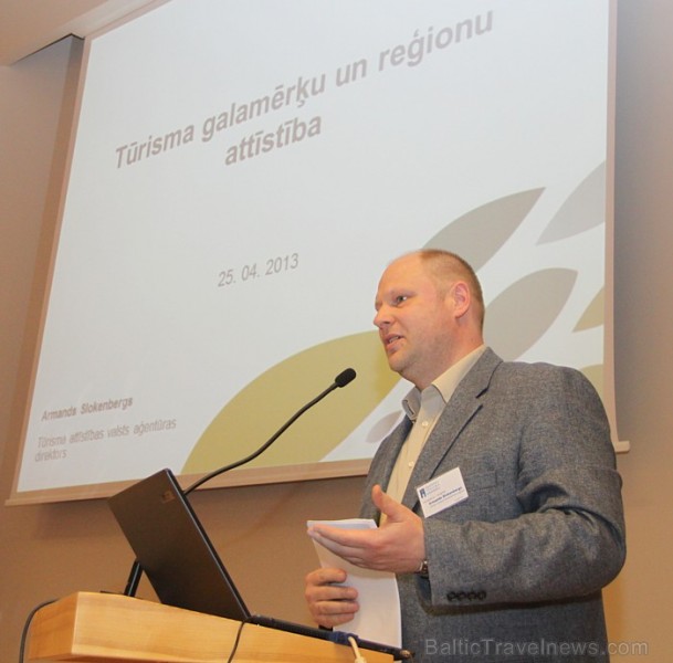 Latvijas Tūrisma attīstības valsts aģentūras vadītājs Armands Slokenbergs ar referātu - «Tūrisma galamērķu un reģionu attīstība» Latvijas Tūrisma attīstības valsts aģentūras vadītājs Armands Slokenbergs ar referātu - «Tūrisma galamērķu un reģionu attīstība» 93227