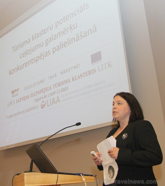Latvijas Tūrisma aģentu un operatoru asociācijas ALTA pārstāve Iveta Kravale ar referātu - «Tūrisma klasteru potenciāls ceļojumu galamērķu konkurētspē Latvijas Tūrisma aģentu un operatoru asociācijas ALTA pārstāve Iveta Kravale ar referātu - «Tūrisma klasteru potenciāls ceļojumu galamērķu konkurētspē 93234