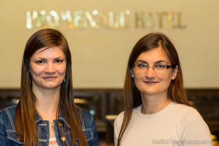 Karina Sabirova (BalticTravelnews.com direktora vietniece) un Jana Kesenfelde (viesnīcas Promenade Hotel direktore). Vairāk informācijas www.promenade Karina Sabirova (BalticTravelnews.com direktora vietniece) un Jana Kesenfelde (viesnīcas Promenade Hotel direktore). Vairāk informācijas www.promenade 95624